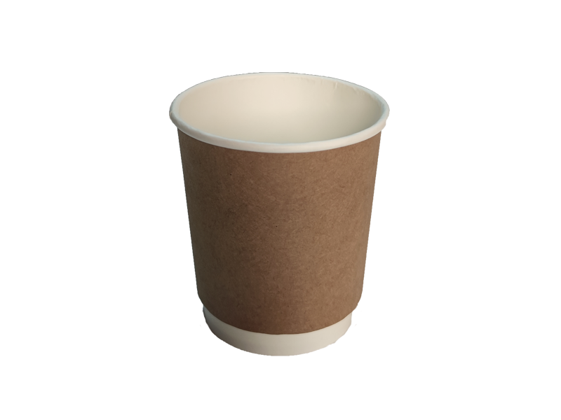 Kraft Double Wall Karton Bardak 8 oz (25'li)