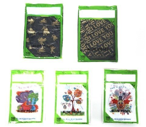 Baskılı El Geçme Blok Poşet 0 No 20x30 cm ( 5000 Adet )