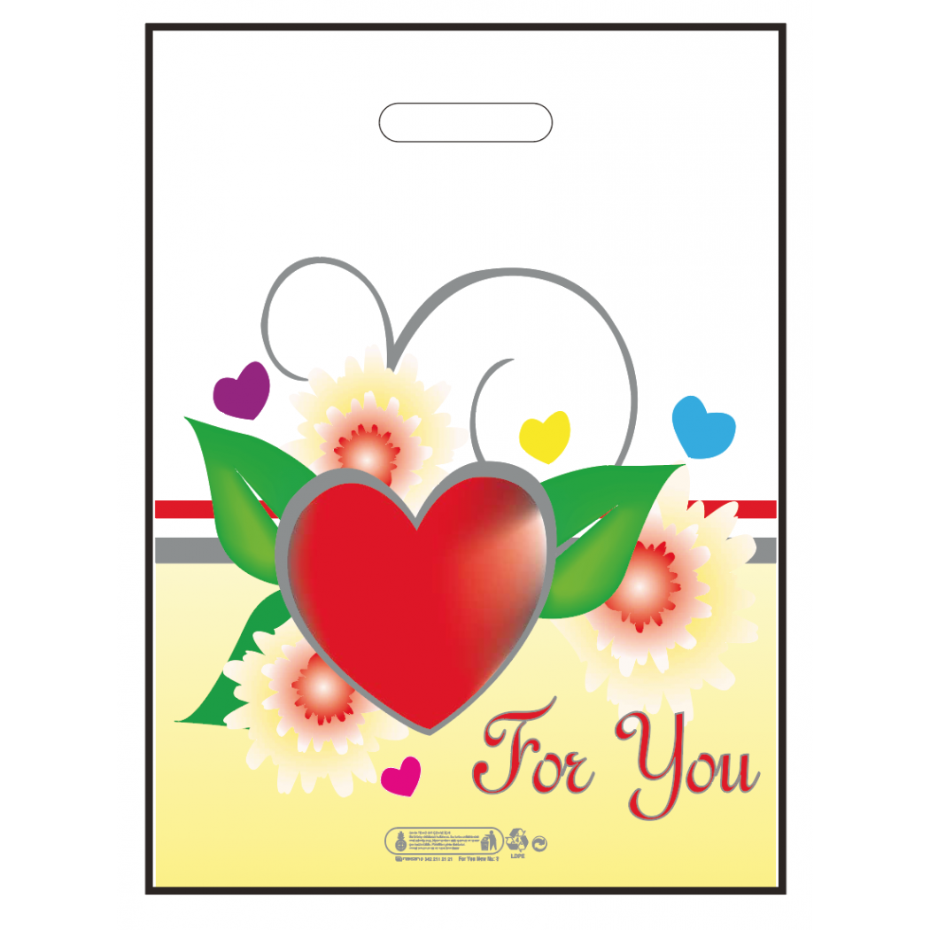 40x50 Çok Renkli Takviyeli Poşet 4 NO(1000 Adet) For You