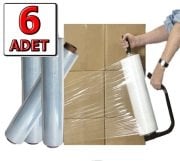 Palet Streç 17 Mic 2400 Gr 300 Mt.  ( 6 Adet )