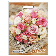 40x50 Çok Renkli Takviyeli Poşet 4 NO(1000 Adet) Roses