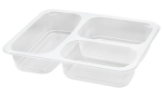 3 Bölmeli Mikrodalga Yemek Kabı (400 Adet )
