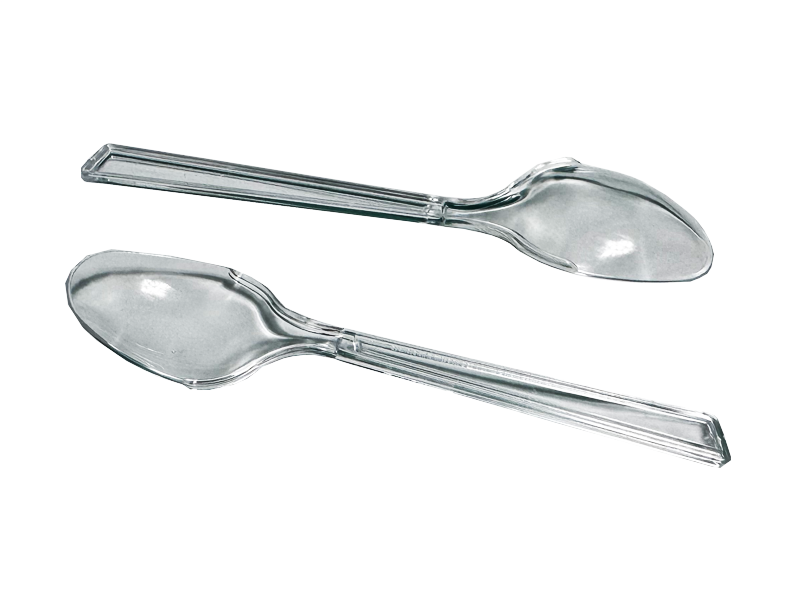 Lüks Plastik Sup Kaşık Şeffaf ( 1400 Adet )