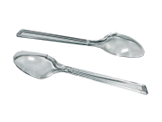 Lüks Plastik Sup Kaşık Şeffaf ( 1000 Adet )