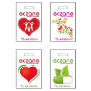 Eczane Baskılı El Geçme Blok Poşet 1 No 22x33 cm ( 5000 Adet )