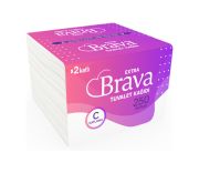 Yeni Nesil Extra C Katlama Tuvalet Kağıdı 250 Yaprak ( 24 Paket )