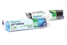 İlka Çöp Poşeti Büyük Boy Mavi (65x80) 100G - 1 RULO (10 Adet)