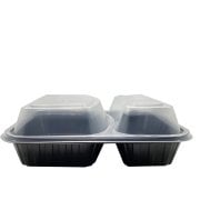 2 Bölmeli Hamburger Kabı Seti ( 100 Adet )