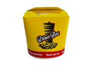 26 oz Döner Box ( 500 Adet ) Sarı