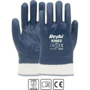 KN65 Pamuk Petrolcü Nitril İş Eldiveni (48 Çift )