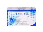 Haspet Vinil Şeffaf Muayene Eldiveni Pudrasız ( L ) 20 Kutu