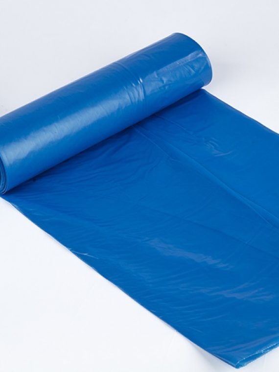 Endüstriyel Çöp Poşeti Battal Boy ( Ağır ) Mavi 20 Rulo ( 75x90 cm )