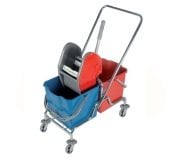 Çift Kovalı Temizlik Arabası Krom ( 2 Adet )