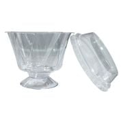 Kristal Ayaklı Kase ( 10 Adet ) Papatya