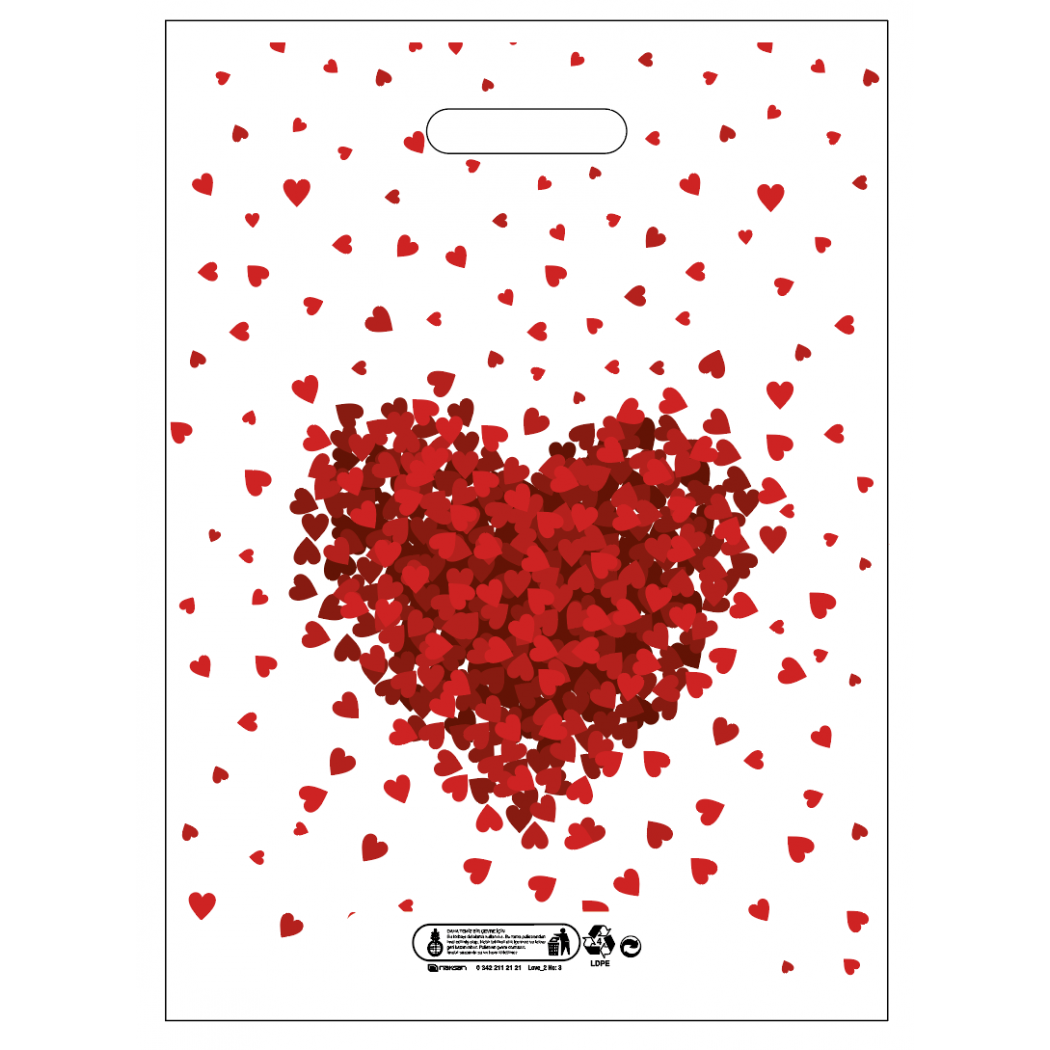 33x45 Çok Renkli Takviyeli Poşet 3 NO(1000 Adet)