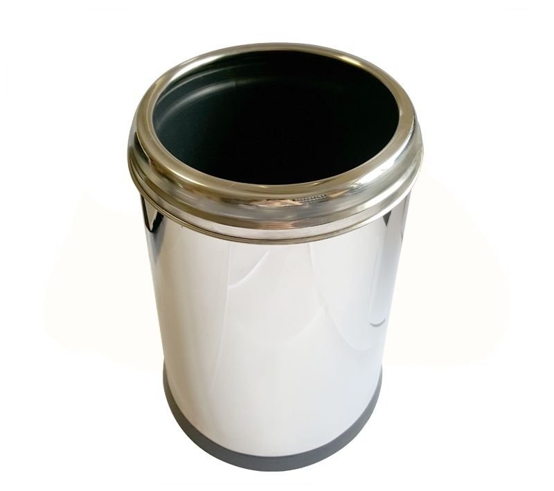 5 Lt Çemberli Çöp Kovası Paslanmaz (1 Adet)