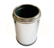 5 Lt Çemberli Çöp Kovası Paslanmaz (1 Adet)