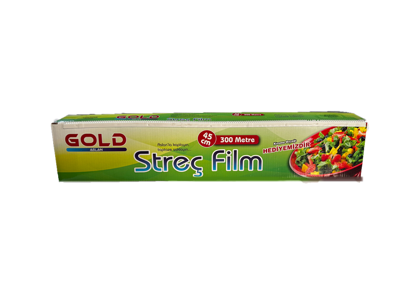Gold Aslan 45 x 300 Mt Streç Film 8 Mic ( 16 Adet )