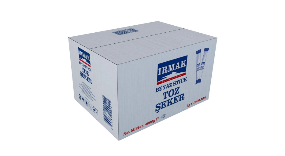 Stick Şeker Net 4 Kg ( 1000 Adet )