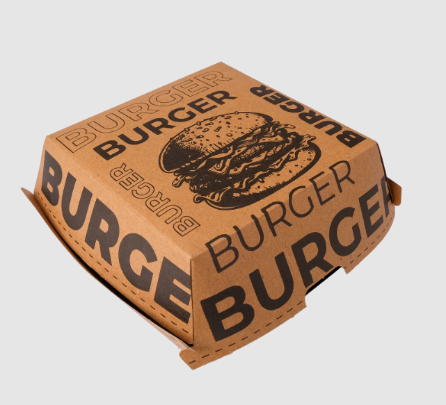 Kraft Hamburger Kutusu Büyük ( 600 Adet )