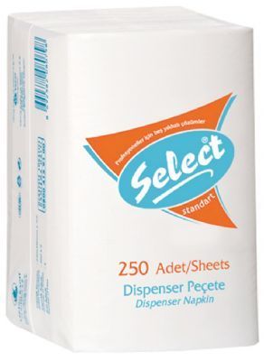 Dispenser Peçete 250 Yaprak ( 18 Paket )