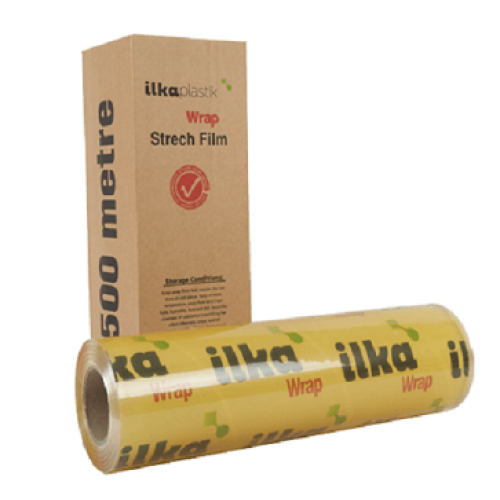 İlka Wrap Streç Film 30 x 1500 Mt 8 Mic