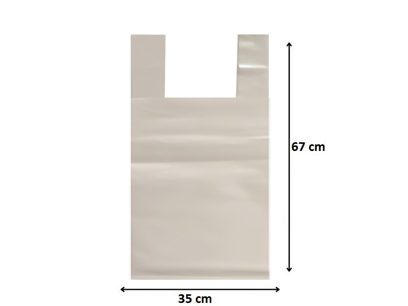 Kurban - Et Taşıma Poşeti Beyaz 35x67 cm ( 5 Kg )