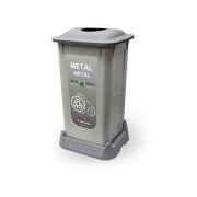 Sıfır Atık Kova 70 LT Gri (Metal Atık)
