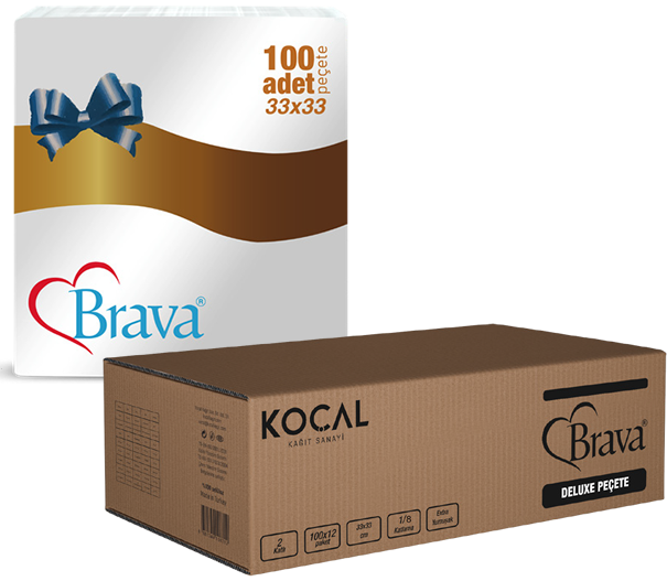Brava 33x33 Garson Katlama Peçete ( 12 Paket )