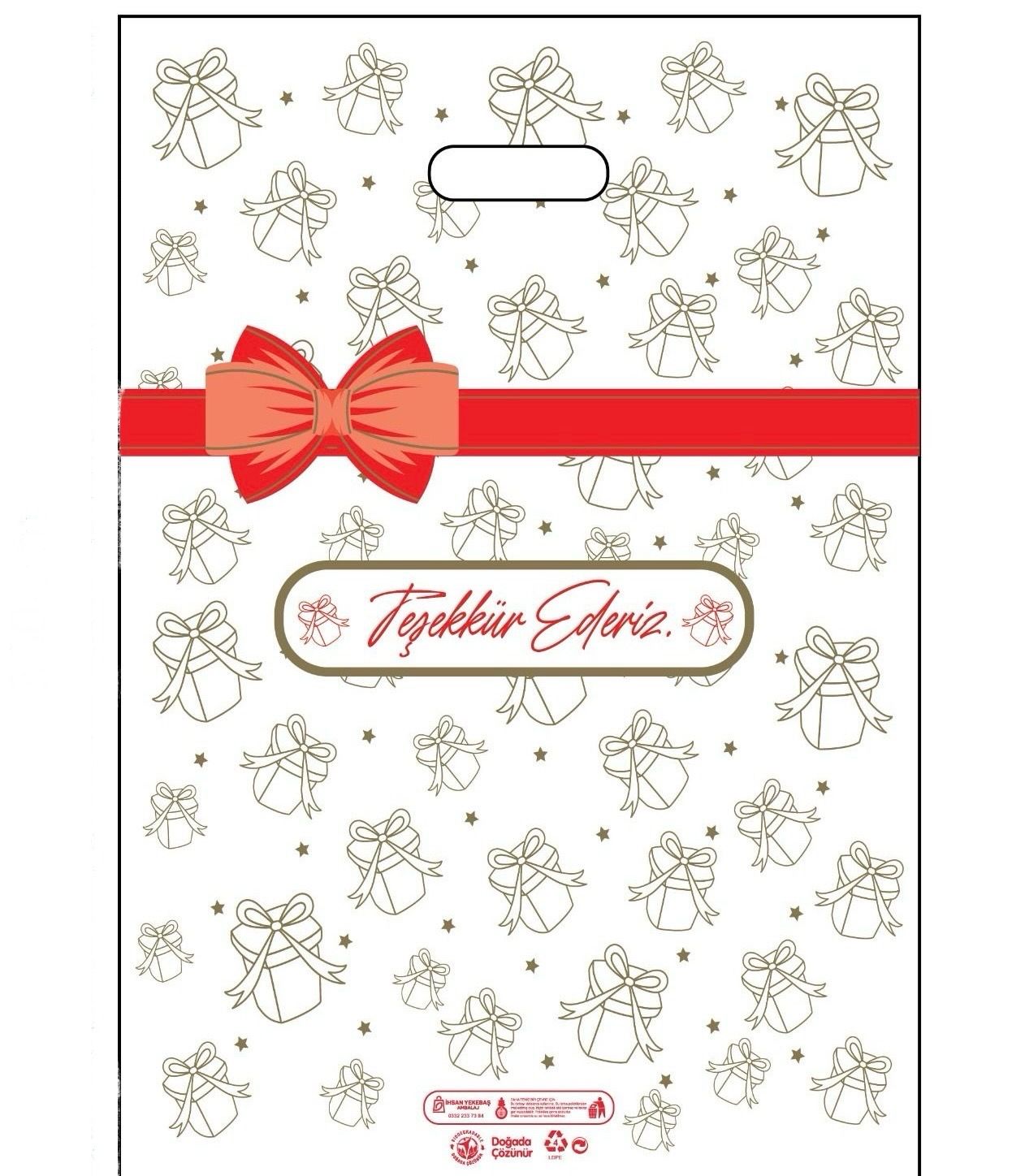 KALIN 50x60 Çok Renkli Takviyeli Poşet 5 NO(50 Adet)