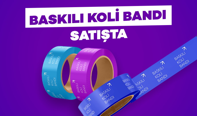 Baskılı Koli Bandı